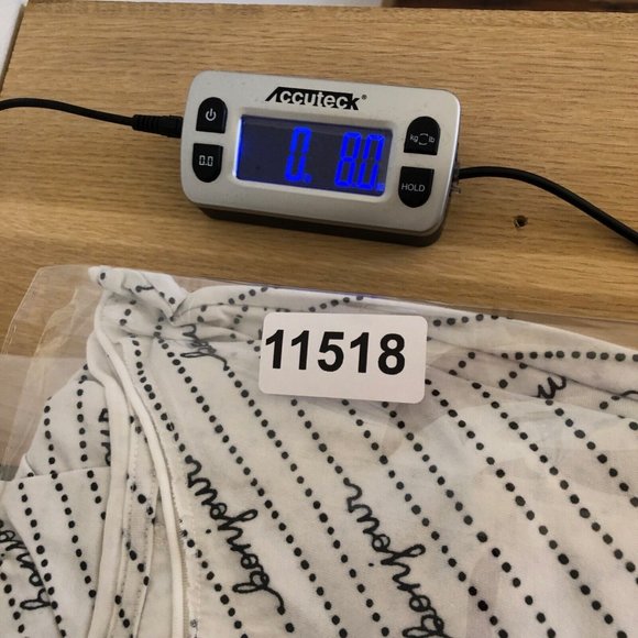 Maeve Anthropologie Womens Large White Graphic Bonjour Cinched Waist Shirt - Picture 10 of 10